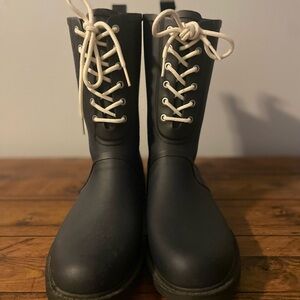 Rag & Bone Ansel Lace Up Rain Boots
